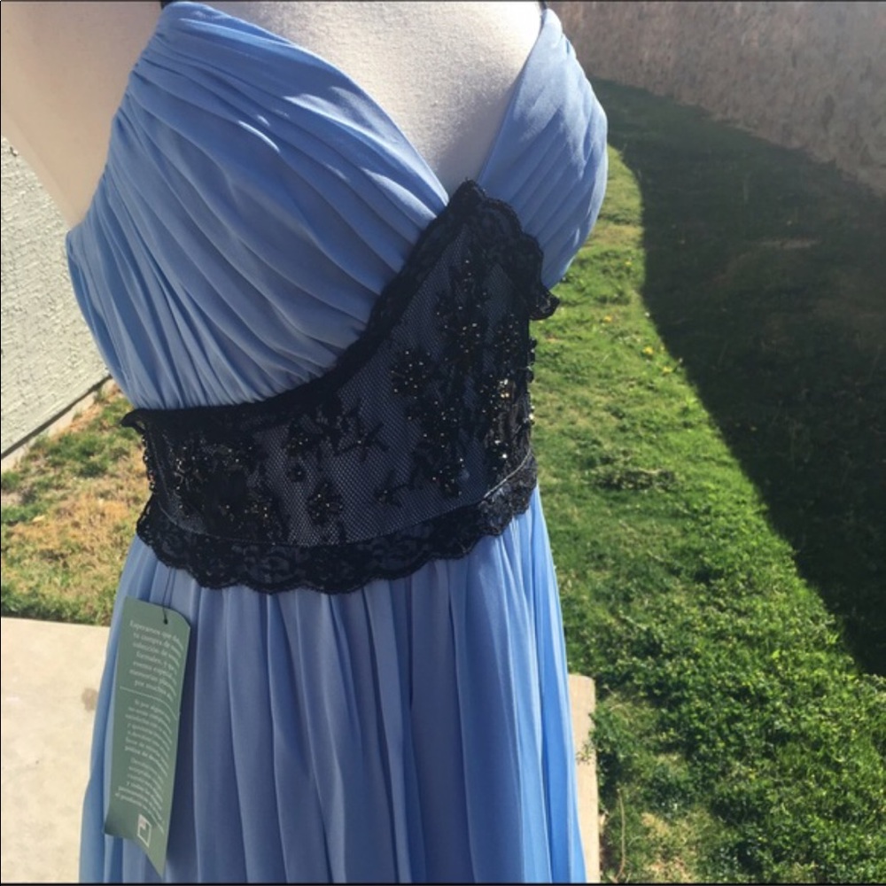 Beautiful Periwinkle Blue Prom Dress